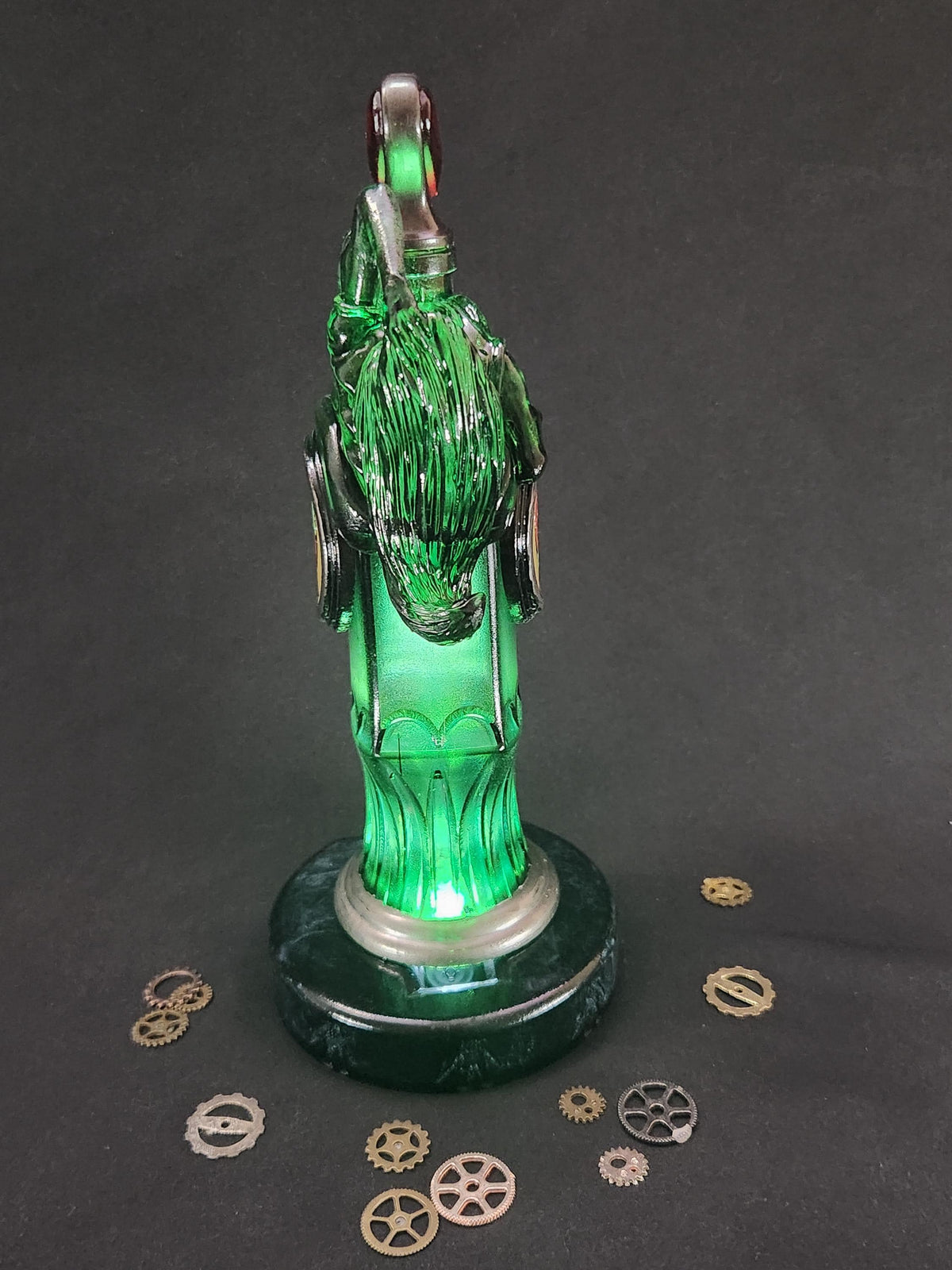 Possession Vigor Bottle – Hand Painted Fantasy Gaming Decor, Steampunk Alchemy Prop, Large  Collectible