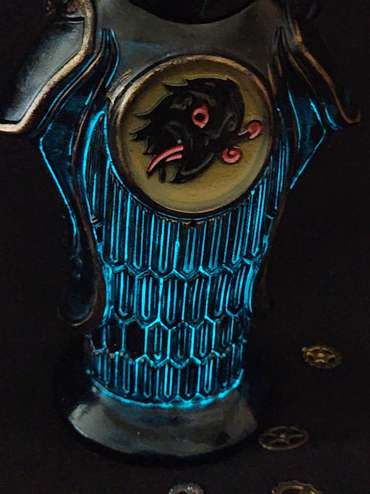 Murder of Crows Vigor Bottle – Fantasy Gaming Decor, Steampunk Alchemy Prop, RPG Shelf Collectible