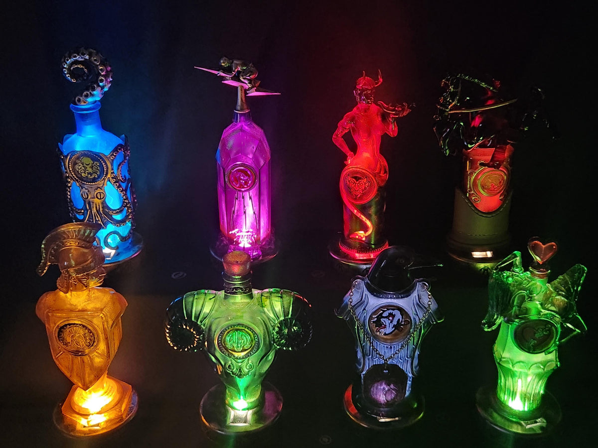 Infinite Vigor Bottles: Gaming Decor, 9-Inch+ Full Size Collectibles